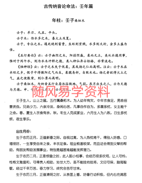 王咸炽  古传纳音论命5册