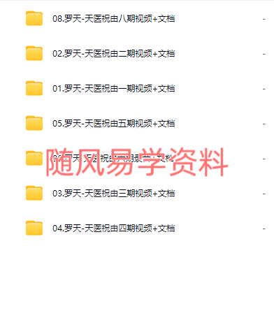 罗天  天医祝由合集
