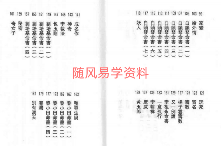 阿乐   铁板神数趣谈96双页