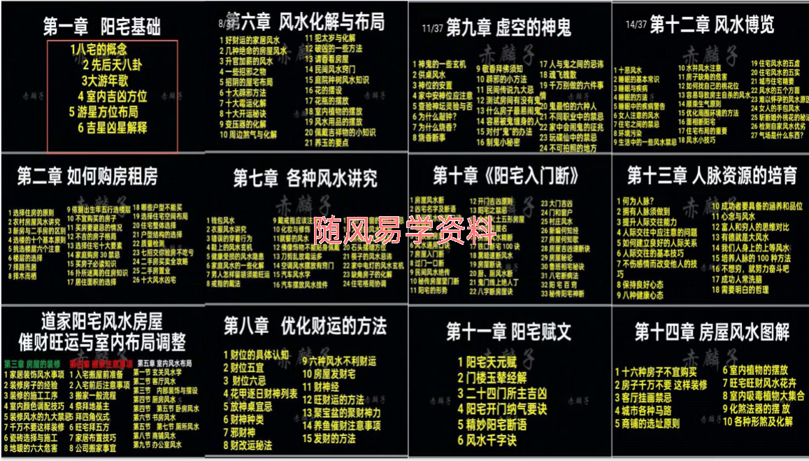 赤麟子  风水房屋催财旺运与室内布局调整511页