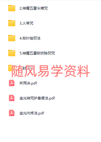 道玄  神霄道五雷令牌咒金光护身所用诀 视频+音频+课件