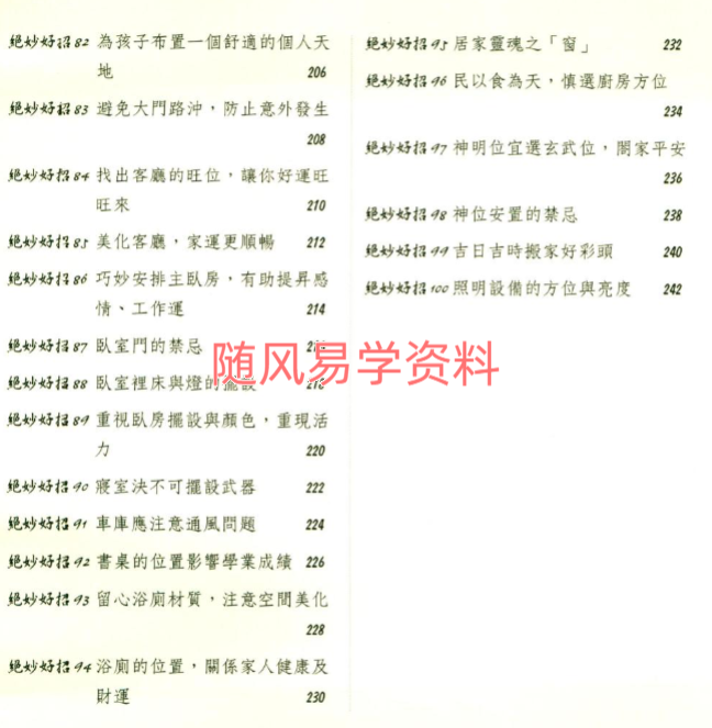杨东发《风水改运100招》248页