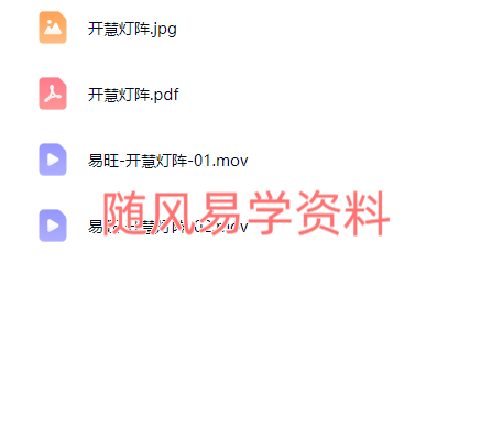 易旺    开慧灯阵视频+文档