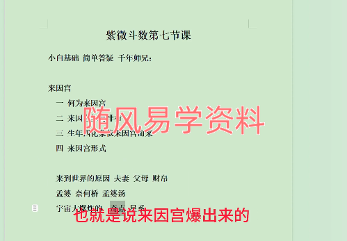 千年师兄      北派紫微斗数视频11集